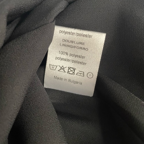 Sandro Black Ruffle Knee Length Pencil Skirt S / 2 - Picture 7 of 7